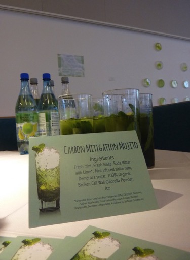 Inhale : Exhale — Carbon-mitigating cocktail info cards